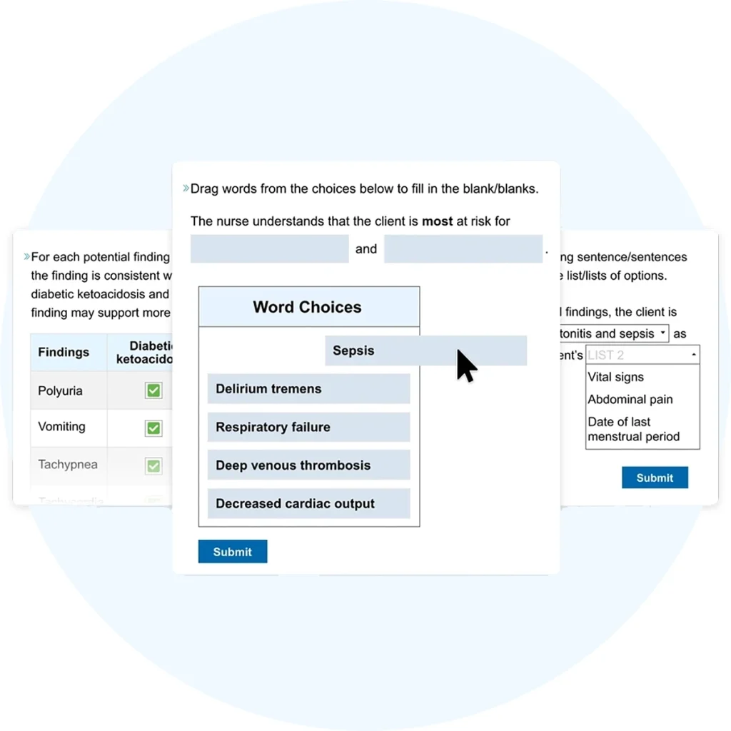 Unique UWorld NCLEX self-assessment questions
