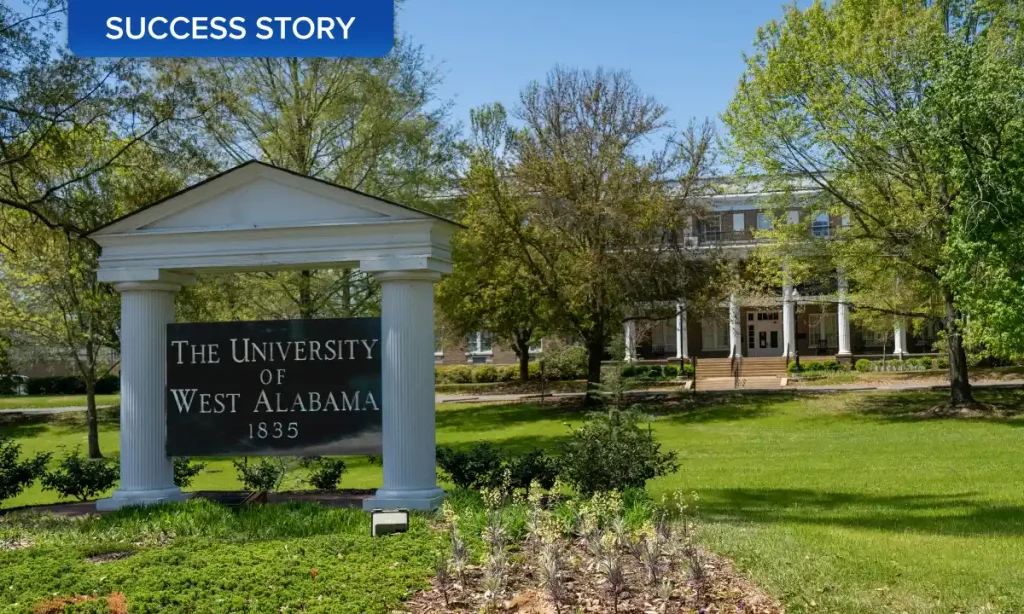University of West Alabama NCLEX Success Banner